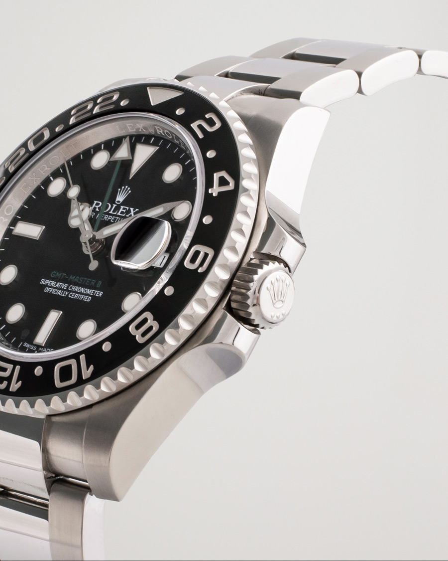 Homme | Rolex Pre-Owned GMT-Master II 116710LN Silver | Rolex Pre-Owned | GMT-Master II 116710LN Silver