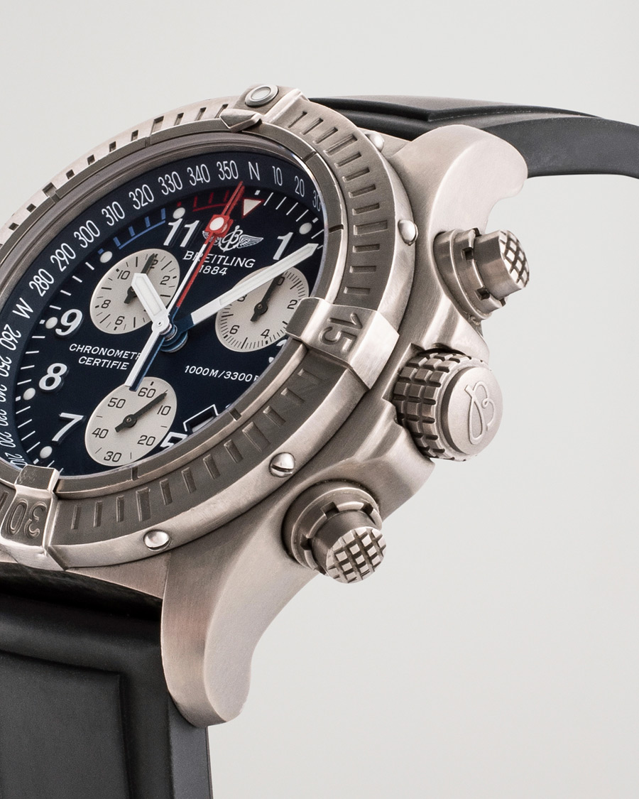 Homme | Breitling Pre-Owned AvengerM1 E73360 Titan Blue Silver | Breitling Pre-Owned | AvengerM1 E73360 Titan Blue Silver