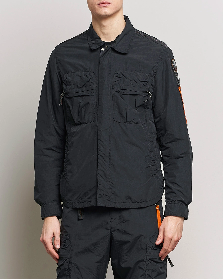Men | Parajumpers | Parajumpers | Millard Vintage Nylon Jacket Black