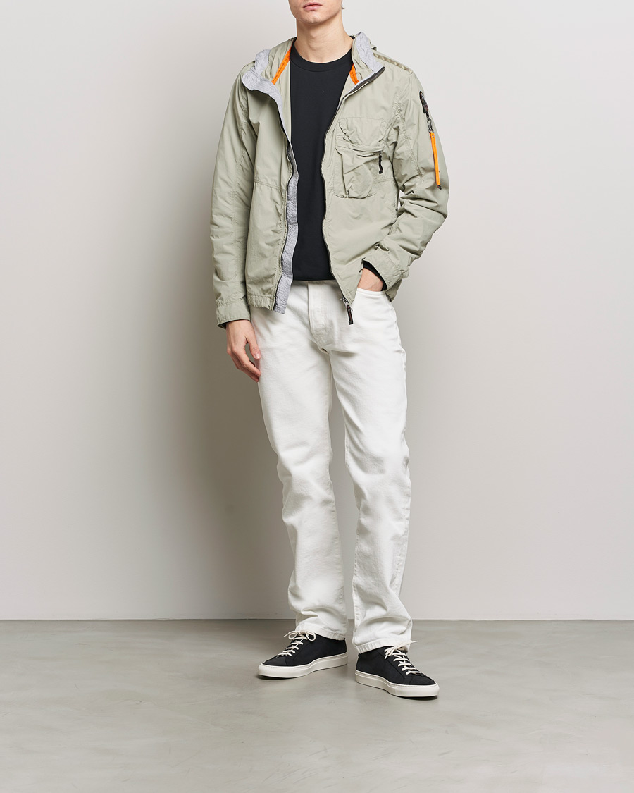 Homme | Manteaux Et Vestes | Parajumpers | Nigel Vintage Nylon Hooded Jacket Sage