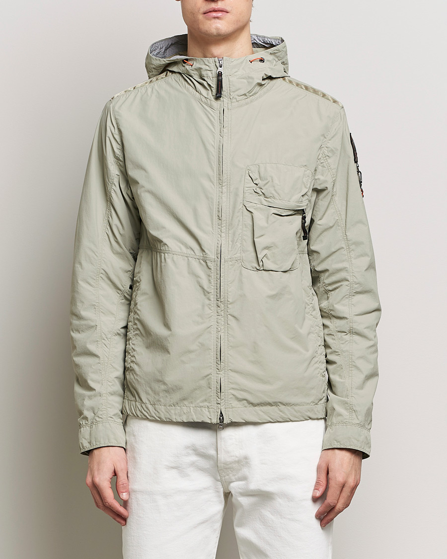 Homme | Manteaux Et Vestes | Parajumpers | Nigel Vintage Nylon Hooded Jacket Sage