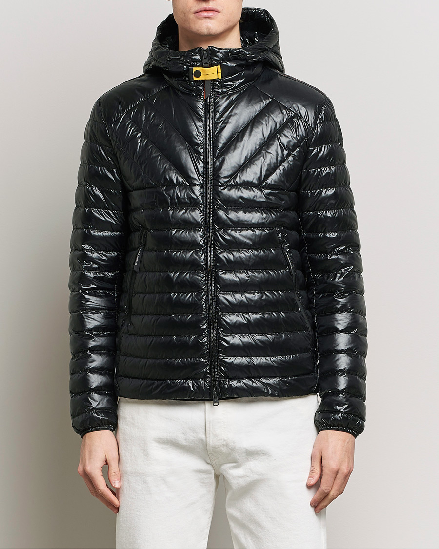 Homme | Manteaux Et Vestes | Parajumpers | Miroku Techno Puffer Hodded Jacket Black