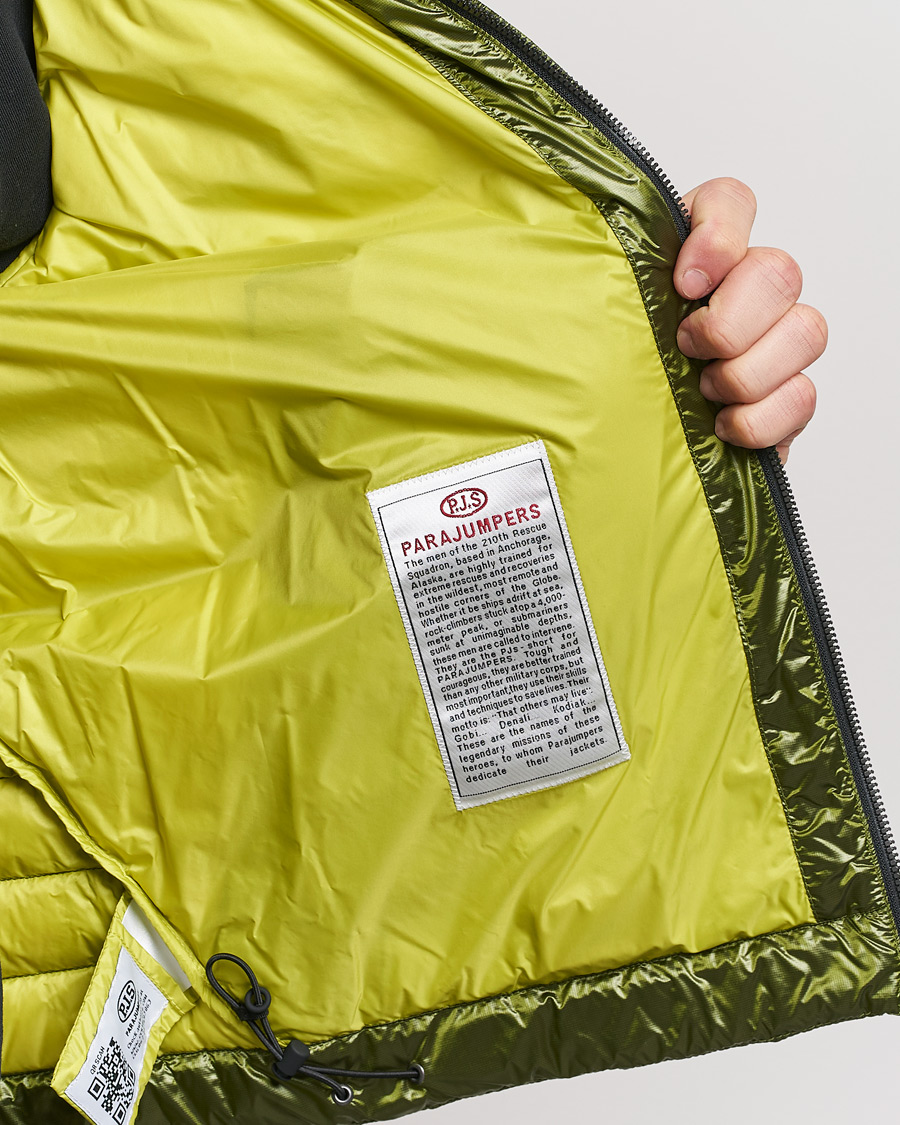 Homme | Manteaux Et Vestes | Parajumpers | Miroku Techno Puffer Hodded Jacket Citronelle