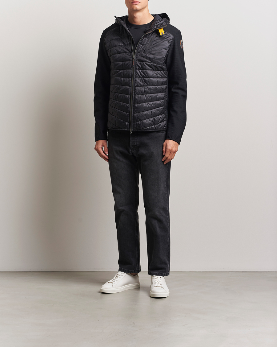 Homme | Manteaux Et Vestes | Parajumpers | Nolan Mesh Hooded Hybrid Black