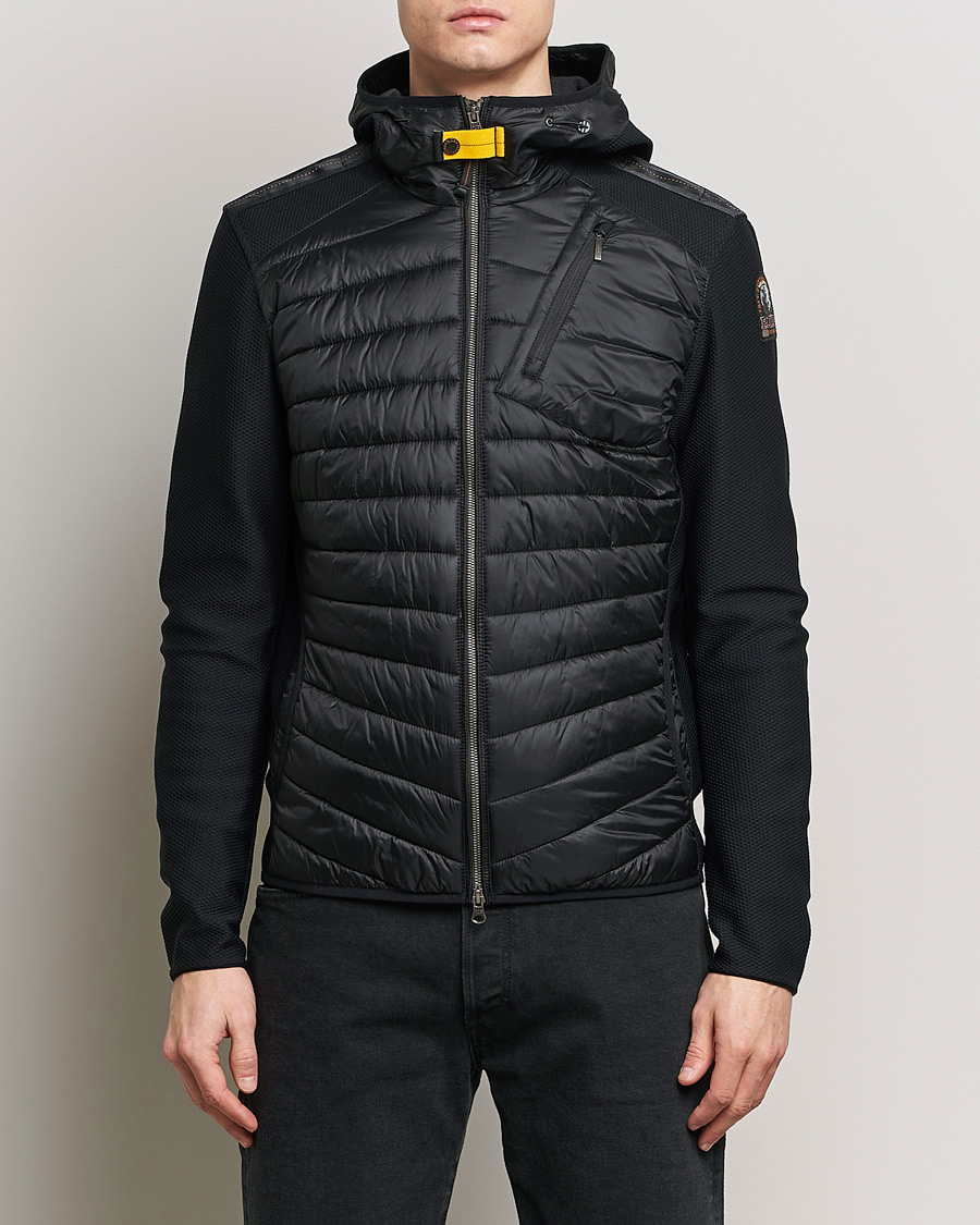 Homme | Parajumpers | Parajumpers | Nolan Mesh Hooded Hybrid  Black