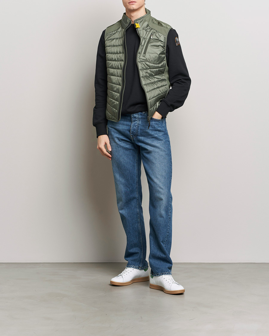 Homme | Manteaux Et Vestes | Parajumpers | Zavier Hybrid Vest Thyme Green