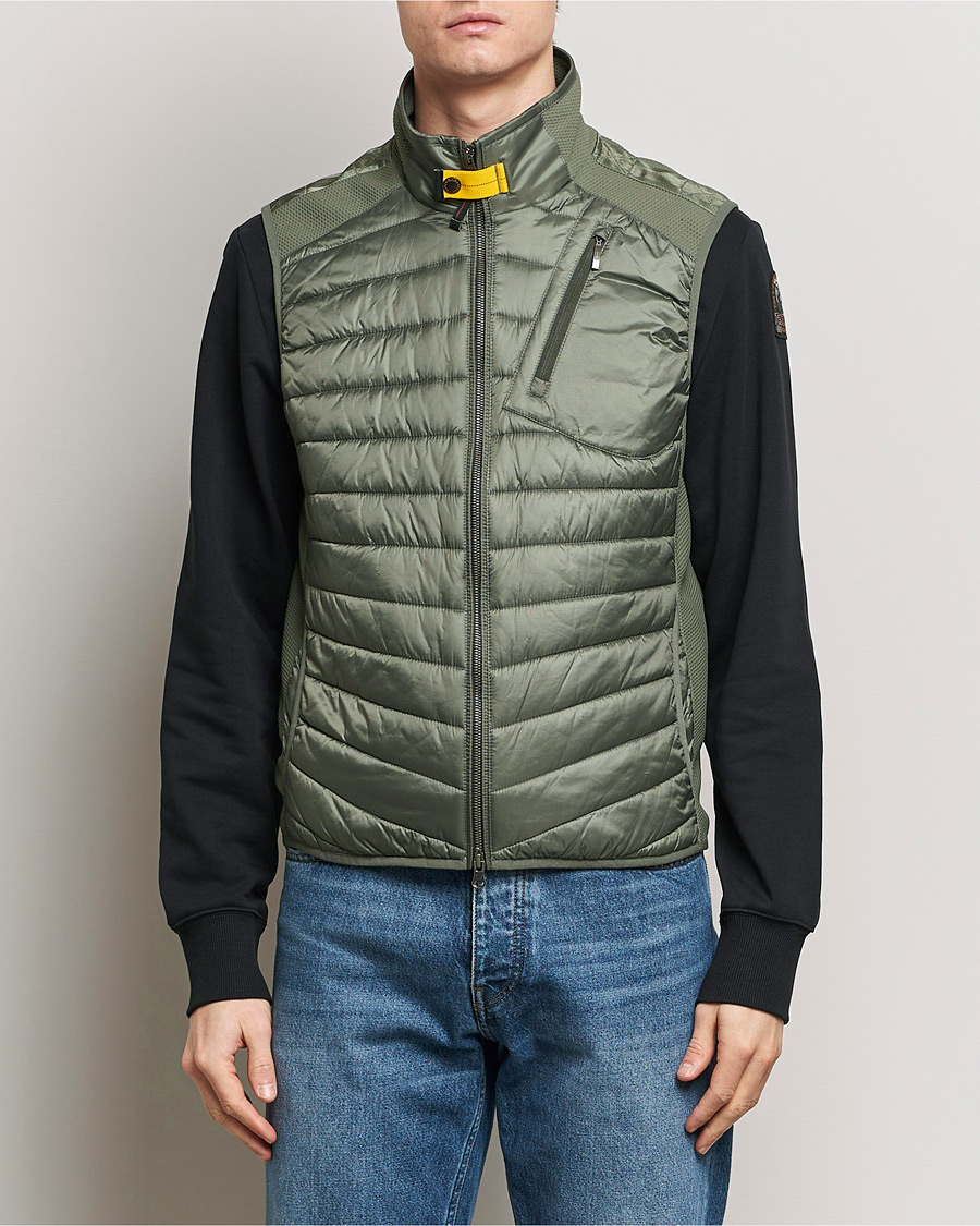Homme | Parajumpers | Parajumpers | Zavier Hybrid Vest Thyme Green