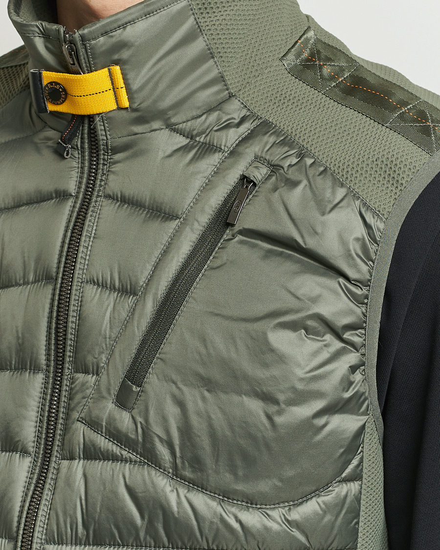 Homme | Manteaux Et Vestes | Parajumpers | Zavier Hybrid Vest Thyme Green