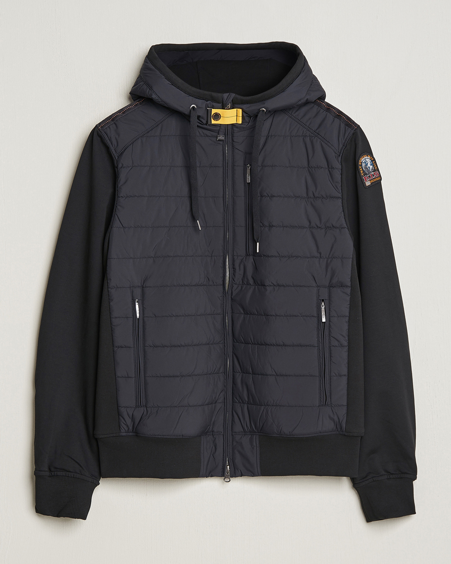 Homme | Manteaux Et Vestes | Parajumpers | Ivor Hybrid Hooded Jacket Black