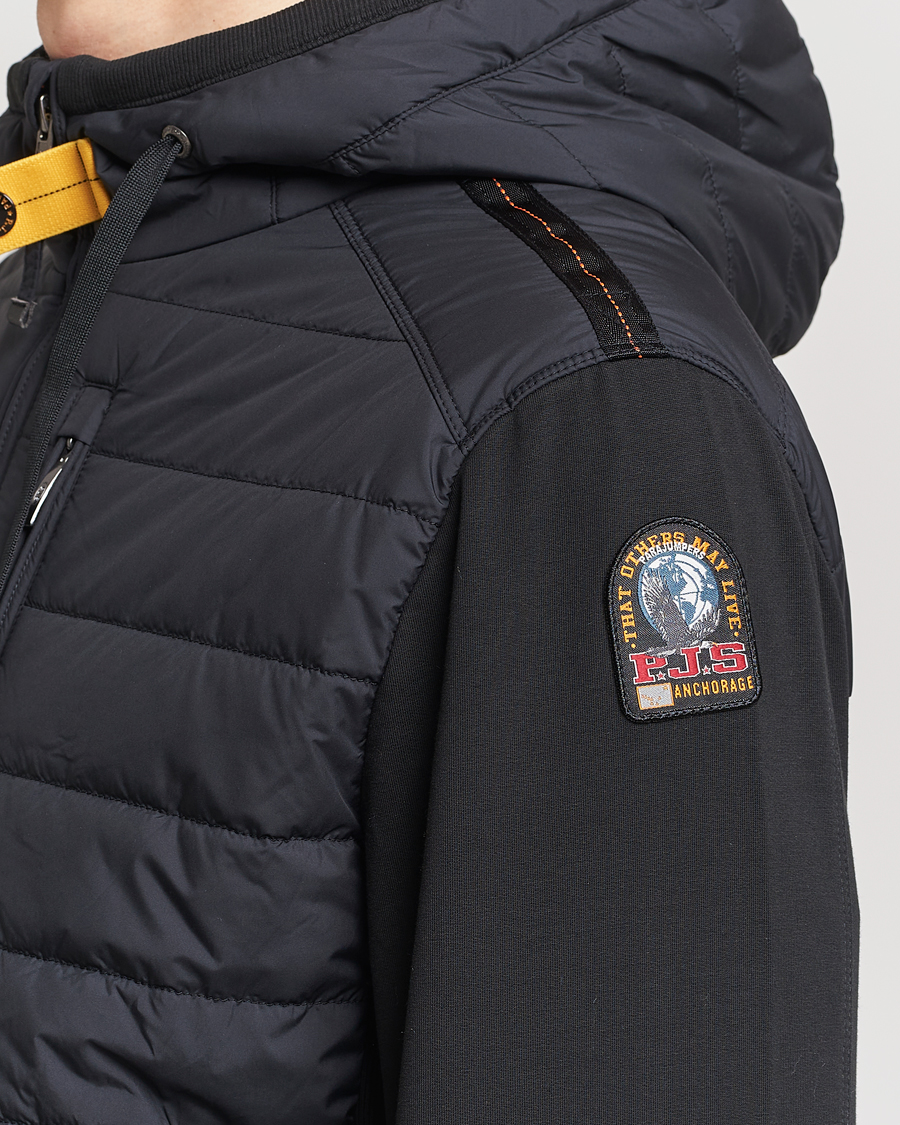 Homme | Manteaux Et Vestes | Parajumpers | Ivor Hybrid Hooded Jacket Black