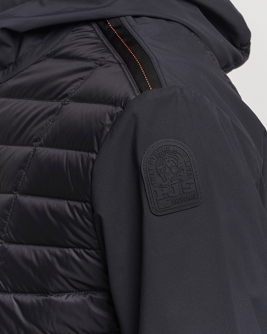 Homme | Manteaux Et Vestes | Parajumpers | Hiram Hybrid Hooded Jacket Black