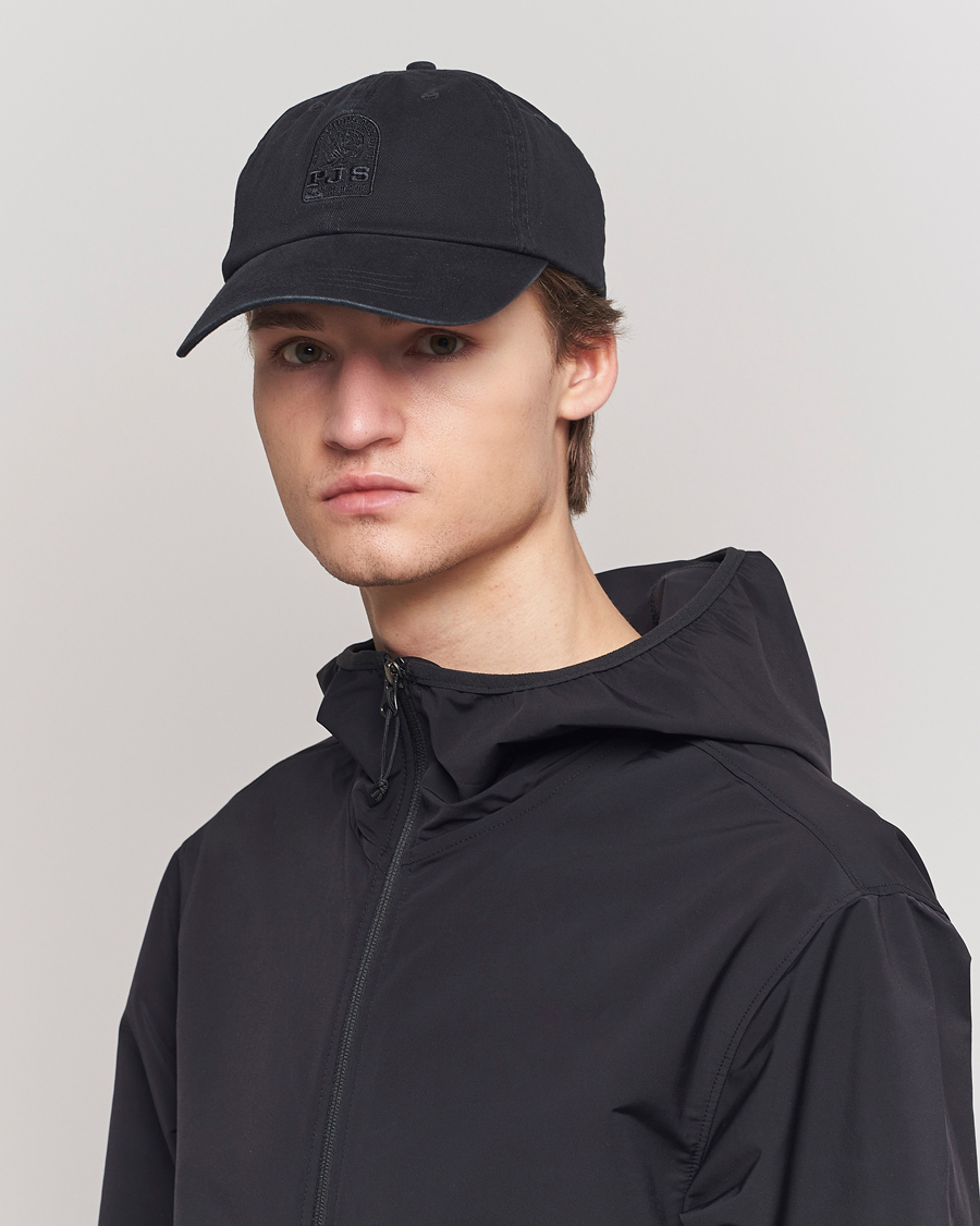 Homme | Parajumpers Ardine Logo Cap Black | Parajumpers | Ardine Logo Cap Black