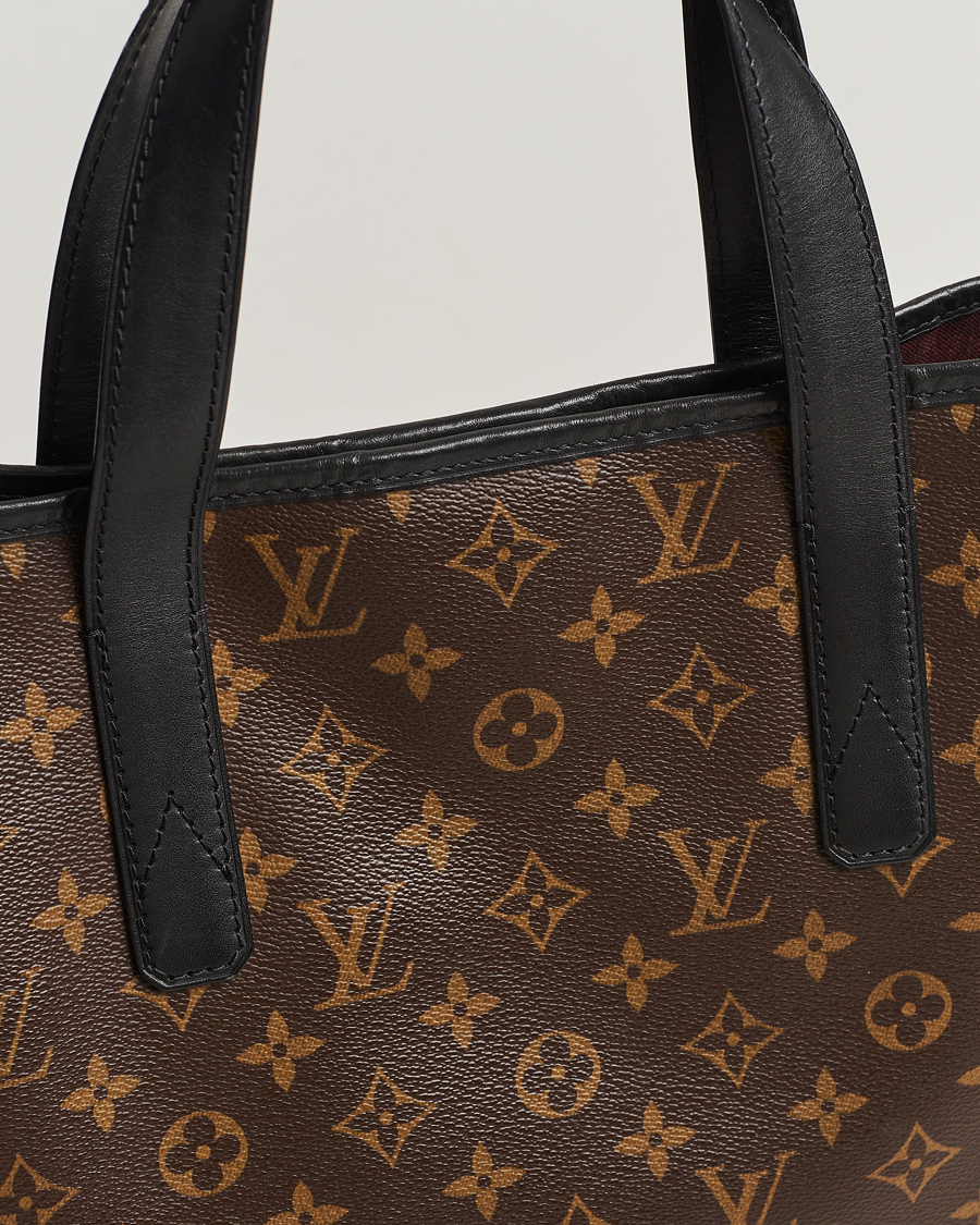 Homme | Louis Vuitton Pre-Owned Davis Tote Bag Monogram Macassar | Louis Vuitton Pre-Owned | Davis Tote Bag Monogram Macassar
