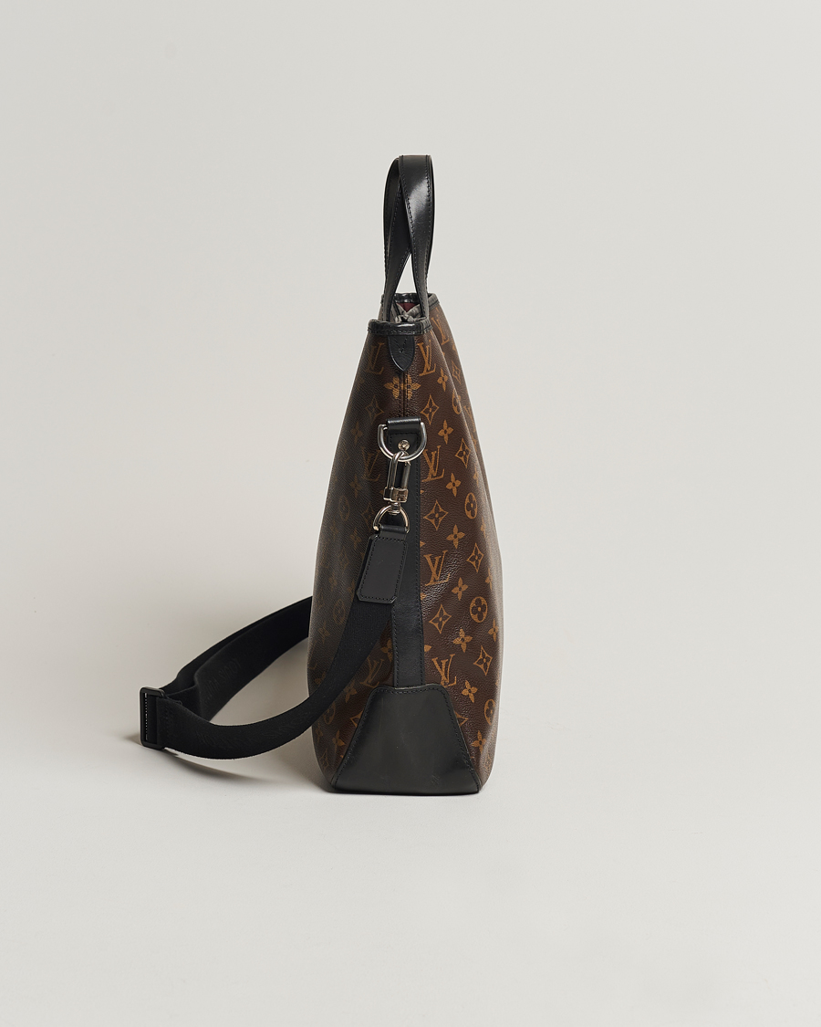 Homme | Louis Vuitton Pre-Owned Davis Tote Bag Monogram Macassar | Louis Vuitton Pre-Owned | Davis Tote Bag Monogram Macassar