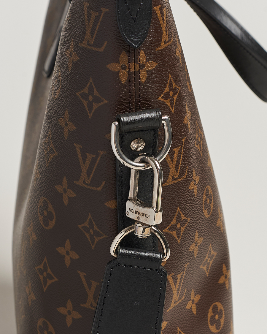 Homme | Louis Vuitton Pre-Owned Davis Tote Bag Monogram Macassar | Louis Vuitton Pre-Owned | Davis Tote Bag Monogram Macassar