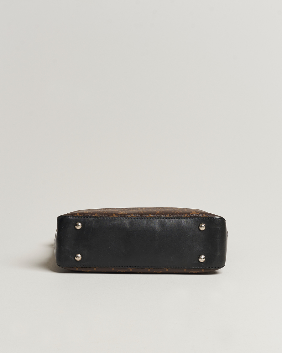 Homme | Louis Vuitton Pre-Owned Davis Tote Bag Monogram Macassar | Louis Vuitton Pre-Owned | Davis Tote Bag Monogram Macassar