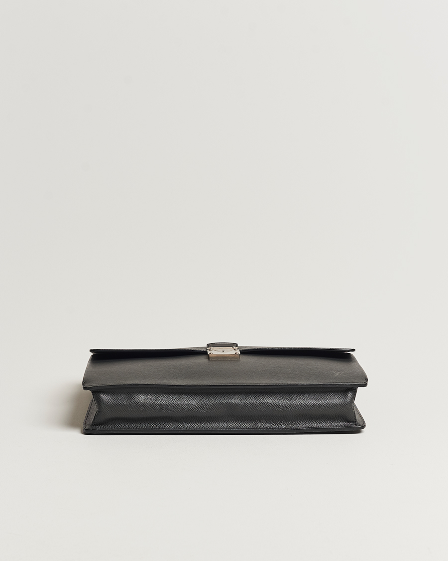 Homme | Louis Vuitton Pre-Owned Robusto Briefcase Black | Louis Vuitton Pre-Owned | Robusto Briefcase Black