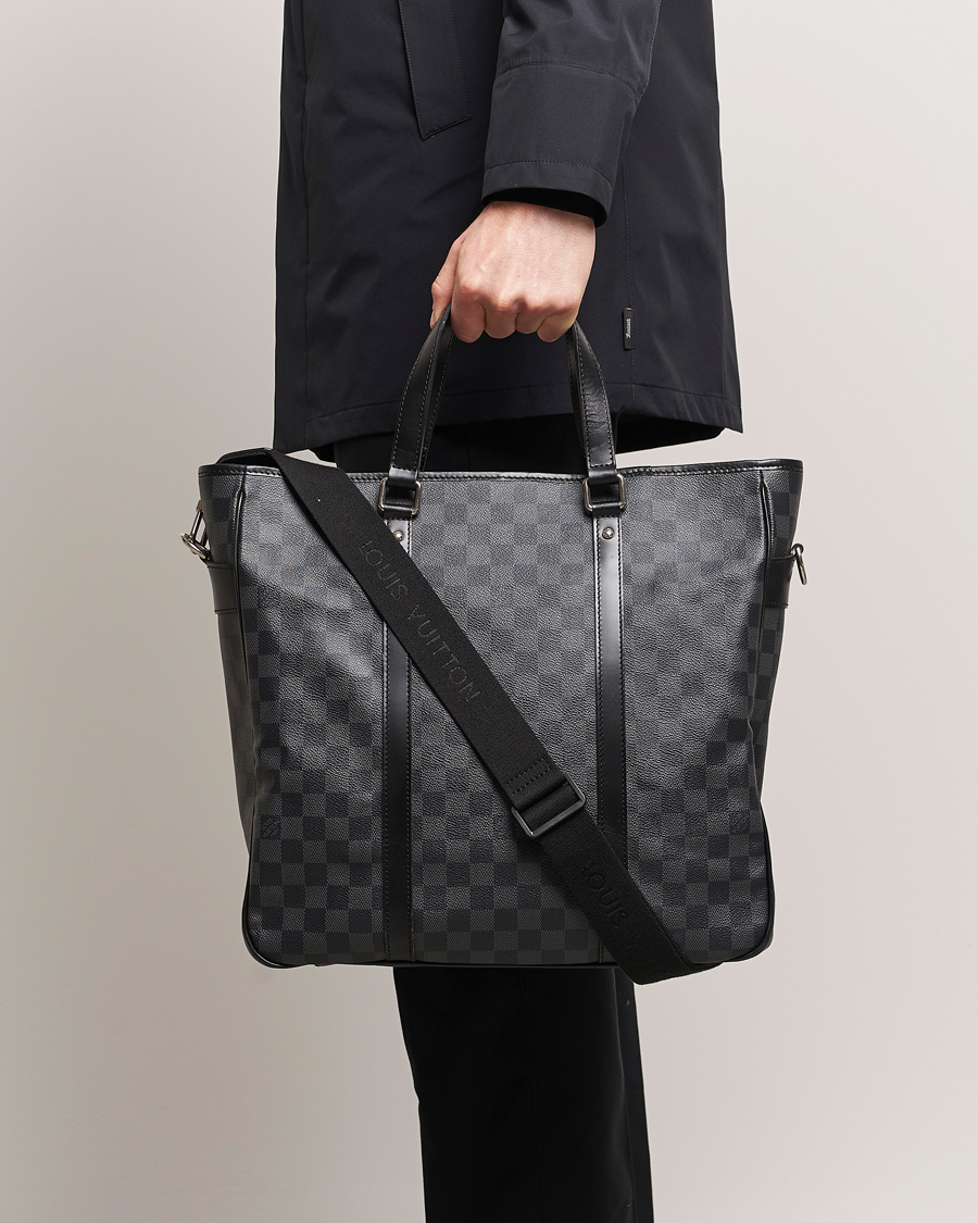 Homme | Pre-owned Accessoires | Louis Vuitton Pre-Owned | Tadao Tote Bag Damier Graphite