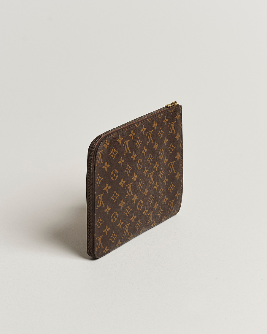 Homme | Louis Vuitton Pre-Owned Posh Documan Document Bag Monogram | Louis Vuitton Pre-Owned | Posh Documan Document Bag Monogram