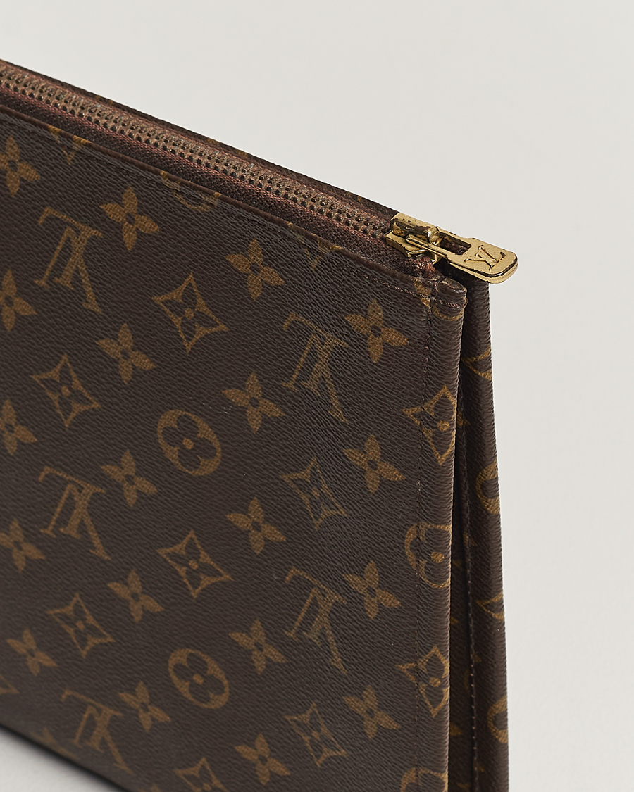 Homme | Louis Vuitton Pre-Owned Posh Documan Document Bag Monogram | Louis Vuitton Pre-Owned | Posh Documan Document Bag Monogram