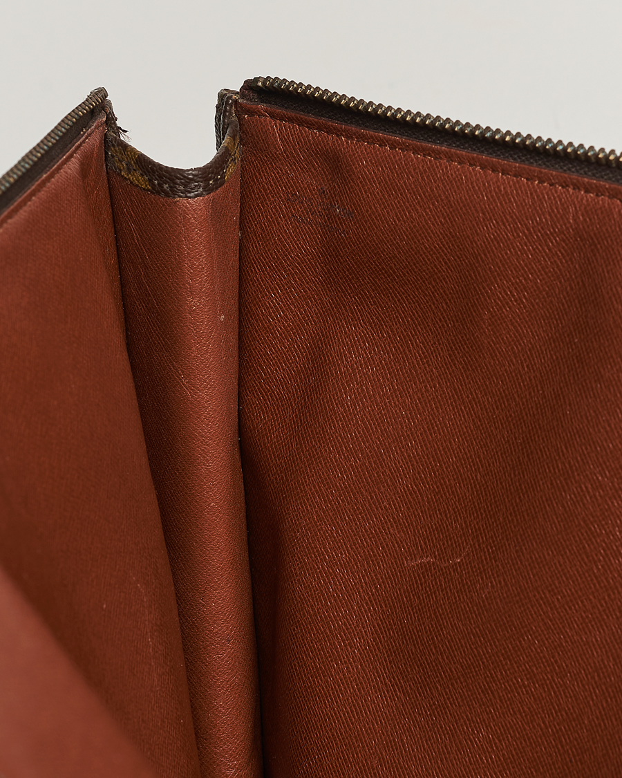 Homme | Louis Vuitton Pre-Owned Posh Documan Document Bag Monogram | Louis Vuitton Pre-Owned | Posh Documan Document Bag Monogram