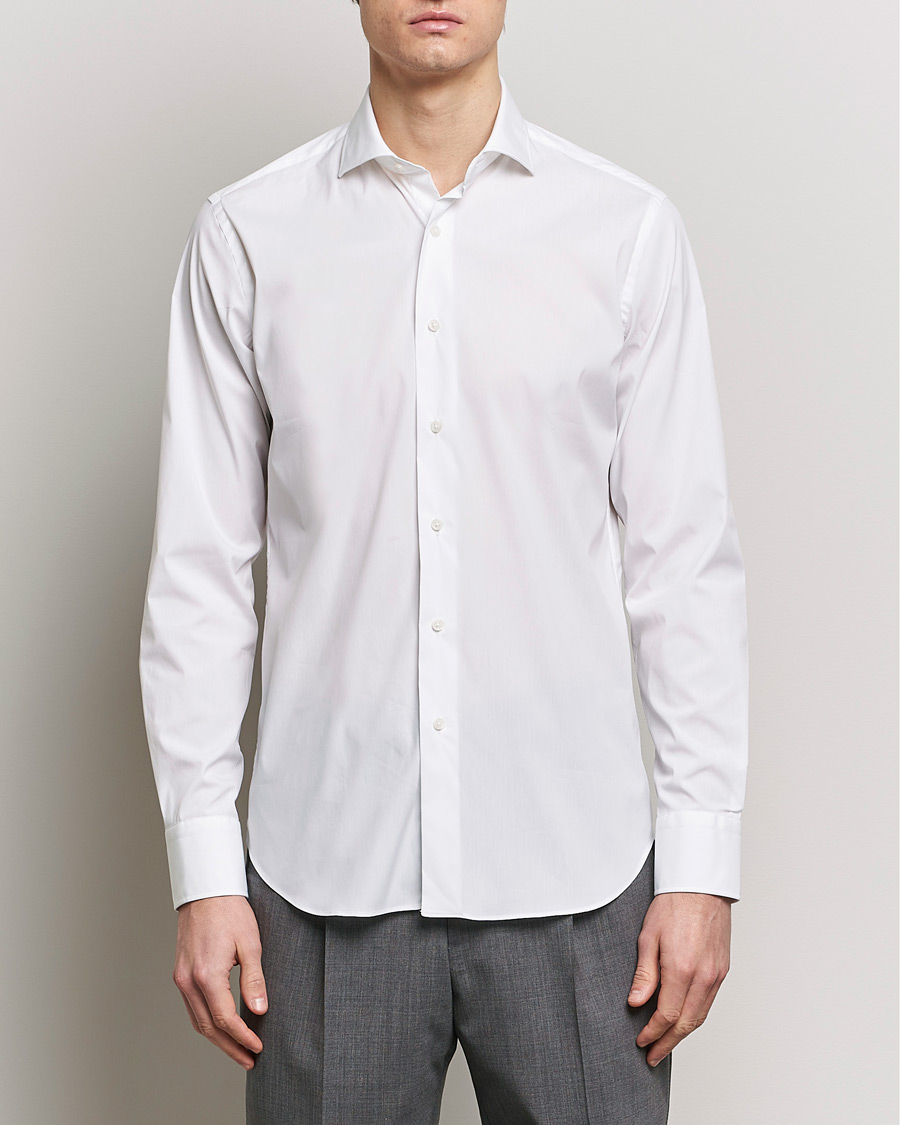 Homme | Chemises | Grigio | Comfort Stretch Dress Shirt White