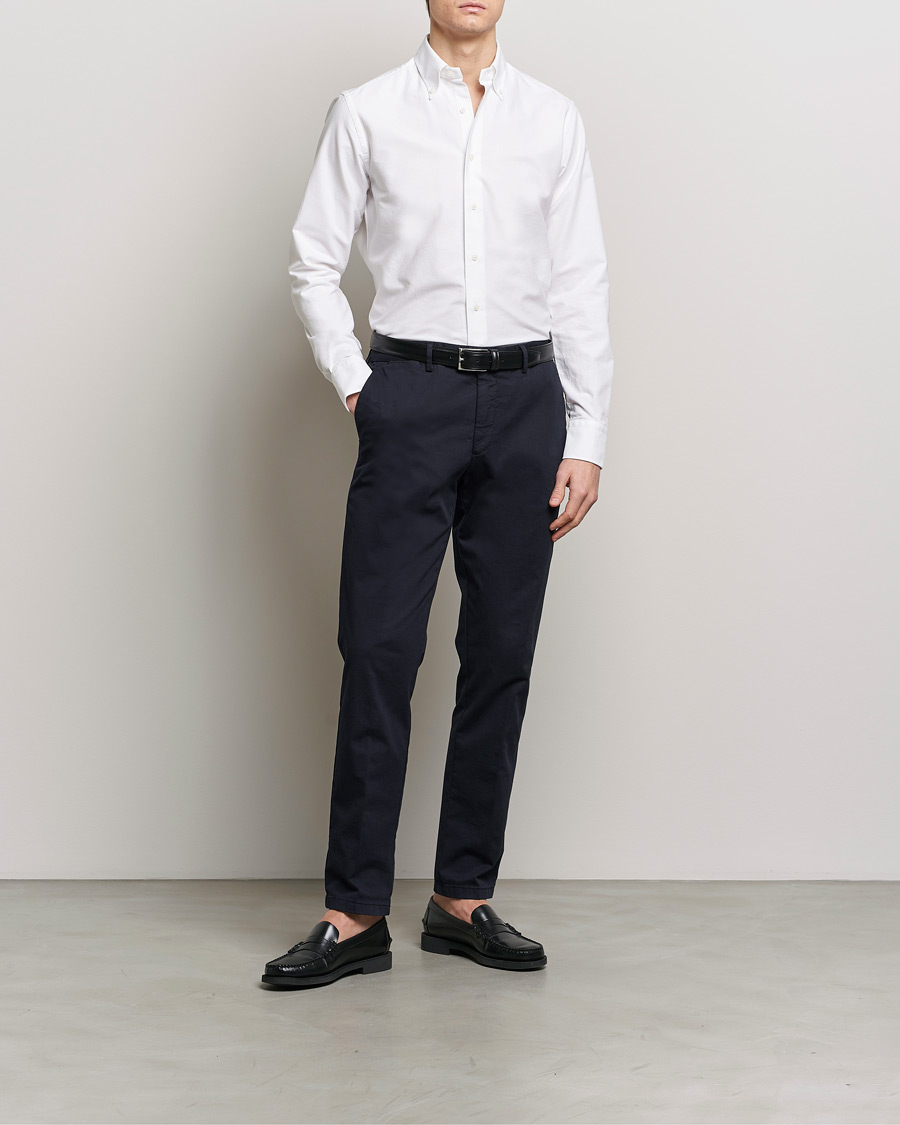 Homme | Chemises | Grigio | Oxford Button Down Shirt White