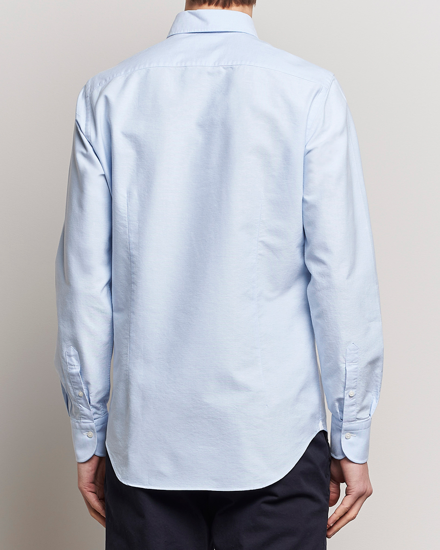 Homme | Chemises | Grigio | Oxford Button Down Shirt Light Blue
