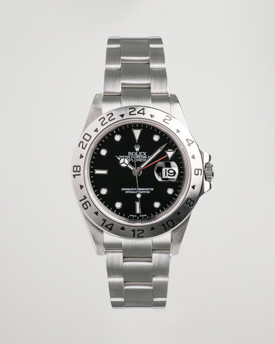 Homme | Rolex Pre-Owned Explorer II 16570 Silver | Rolex Pre-Owned | Explorer II 16570 Silver