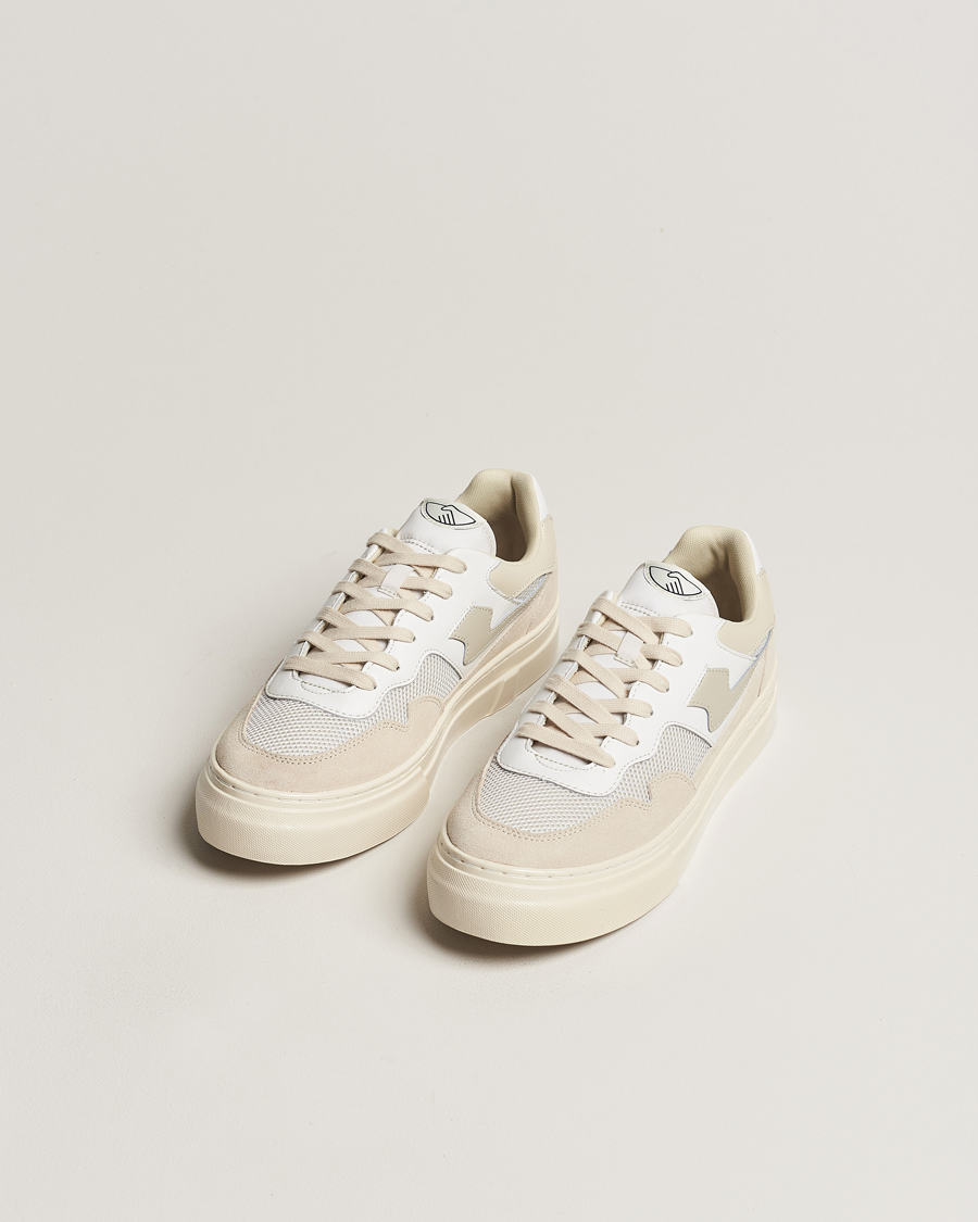 Homme | Contemporary Creators | Stepney Workers Club | Pearl S-Strike Suede Mixed Sneaker Ecru/Putty