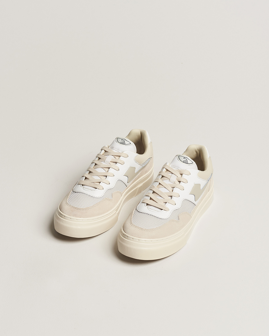 Homme | Stepney Workers Club Pearl S-Strike Suede Mixed Sneaker Ecru/Putty | Stepney Workers Club | Pearl S-Strike Suede Mixed Sneaker Ecru/Putty