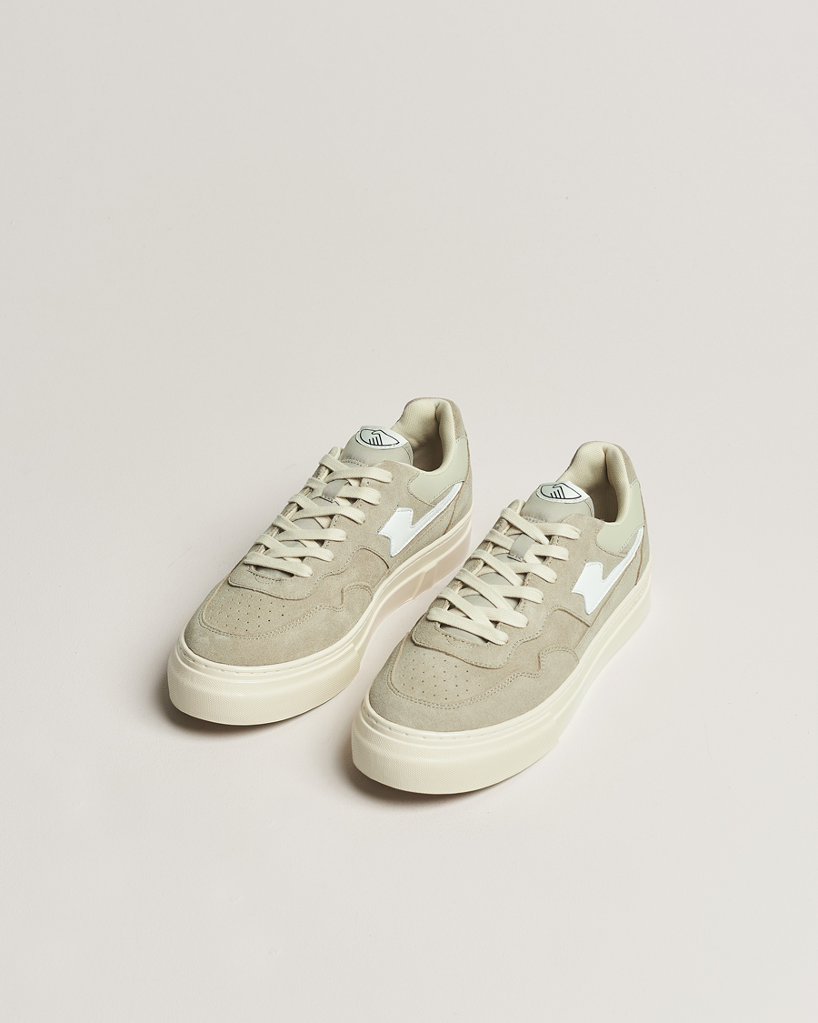 Homme | Stepney Workers Club Pearl S-Strike Suede Sneaker Lt Grey/White | Stepney Workers Club | Pearl S-Strike Suede Sneaker Lt Grey/White
