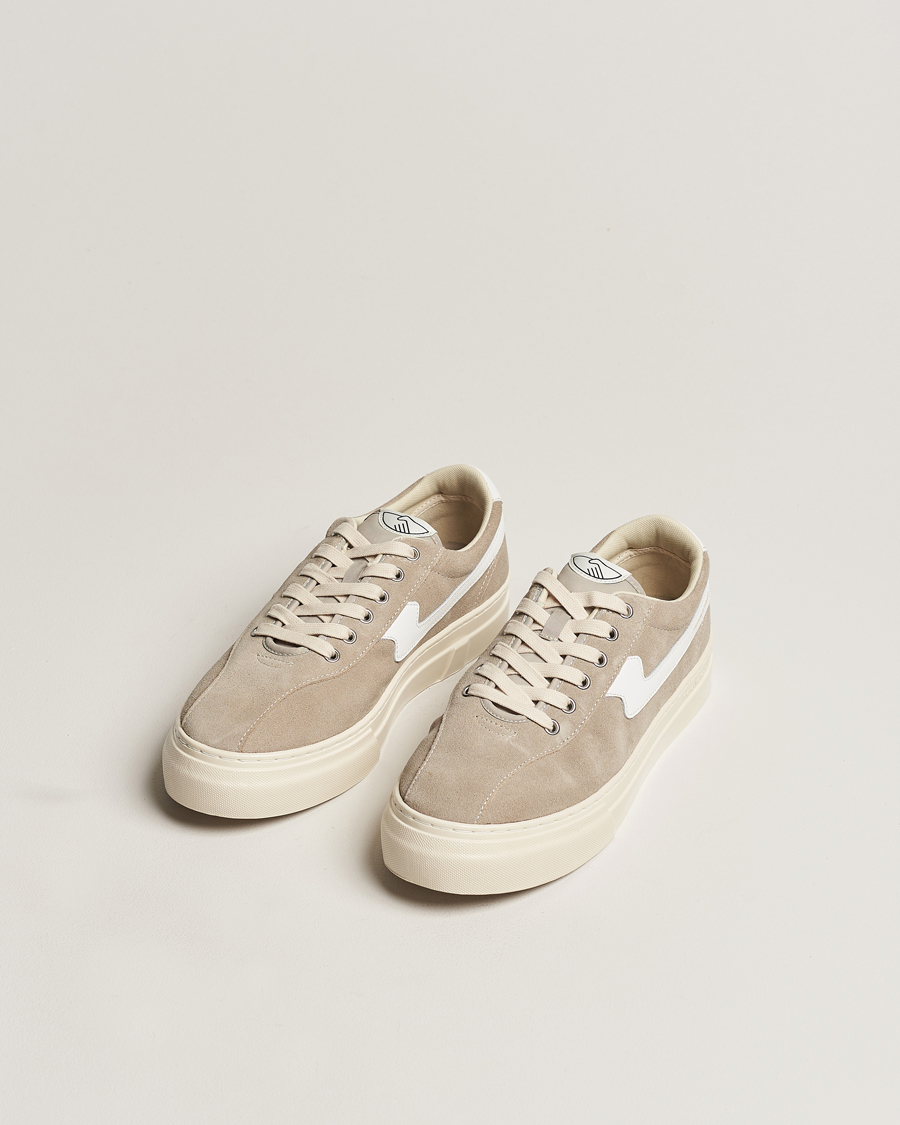 Homme | Chaussures | Stepney Workers Club | Dellow S-Strike Suede Sneaker Lt Grey/White