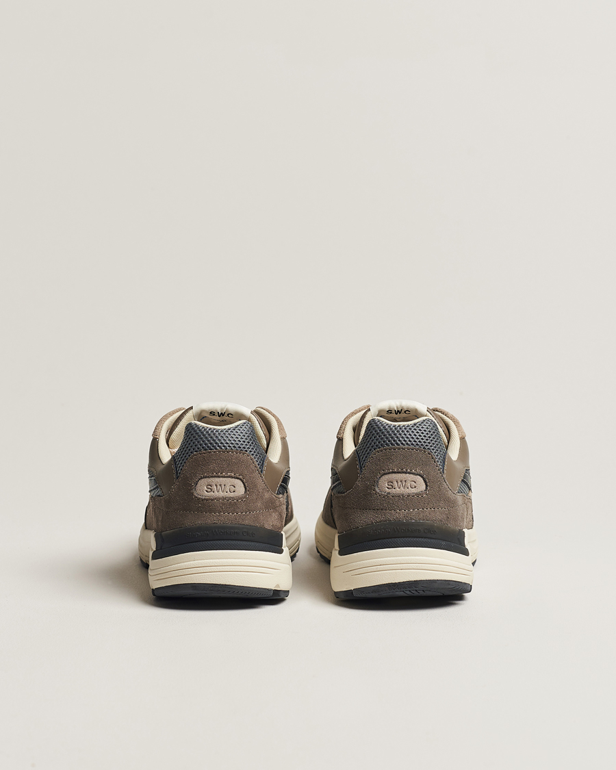 Homme | Stepney Workers Club Amiel S-Strike Suede Mix Runner Grey | Stepney Workers Club | Amiel S-Strike Suede Mix Runner Grey