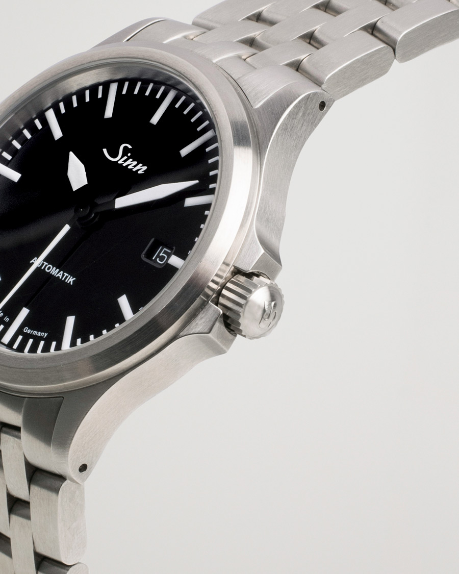 Homme | Sinn Pre-Owned 556 Stainless Steal 38,5 Black Silver | Sinn Pre-Owned | 556 Stainless Steal 38,5 Black Silver