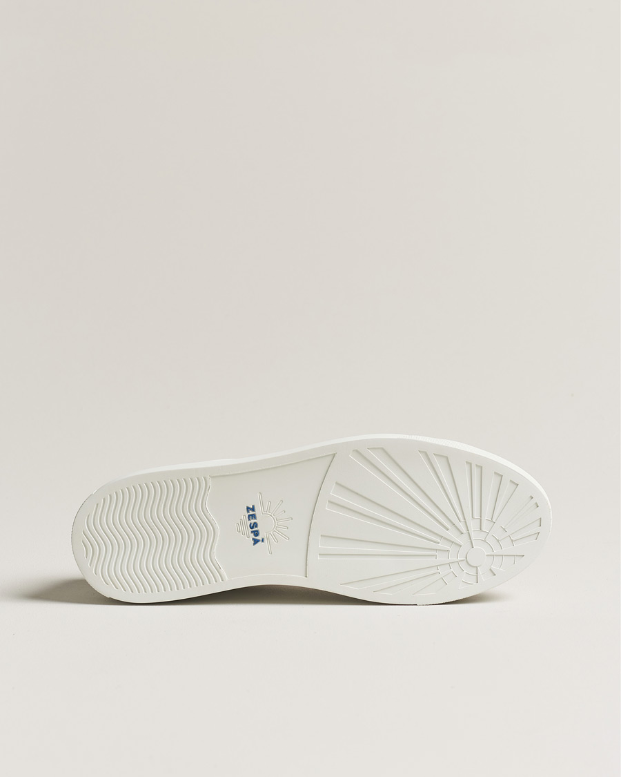 Homme | Zespà ZSP4 Nappa Leather Sneakers White/Navy | Zespà | ZSP4 Nappa Leather Sneakers White/Navy