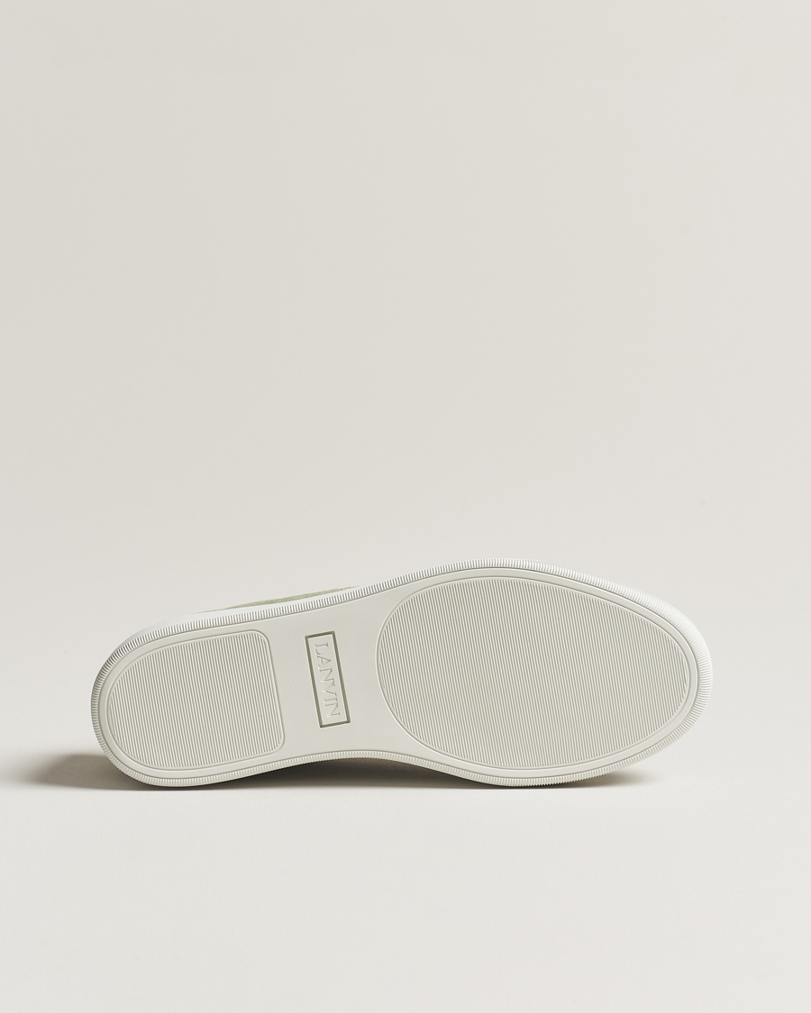 Homme | Lanvin Patent Cap Toe Sneaker Green | Lanvin | Patent Cap Toe Sneaker Green