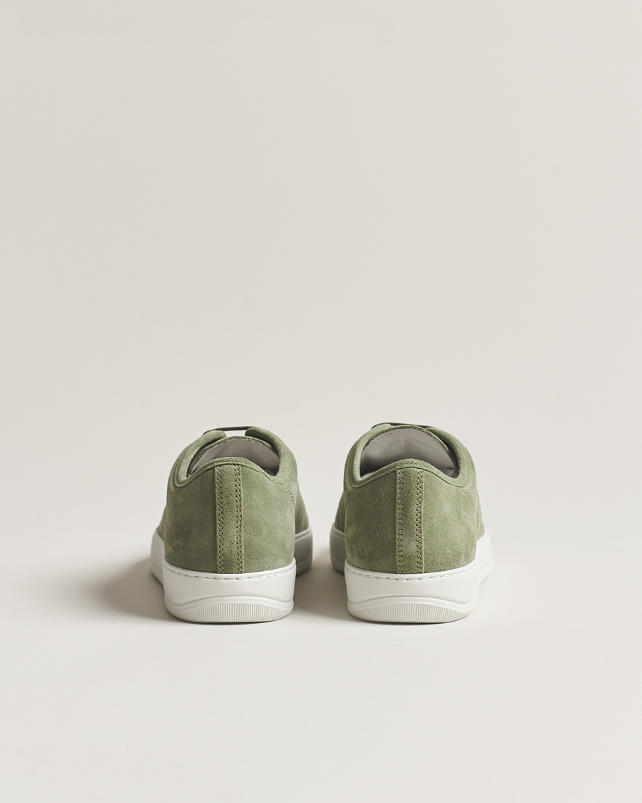 Homme | Lanvin Patent Cap Toe Sneaker Green | Lanvin | Patent Cap Toe Sneaker Green