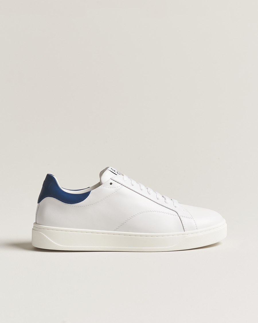 Homme | Lanvin DBB0 Sneakers White/Navy | Lanvin | DBB0 Sneakers White/Navy