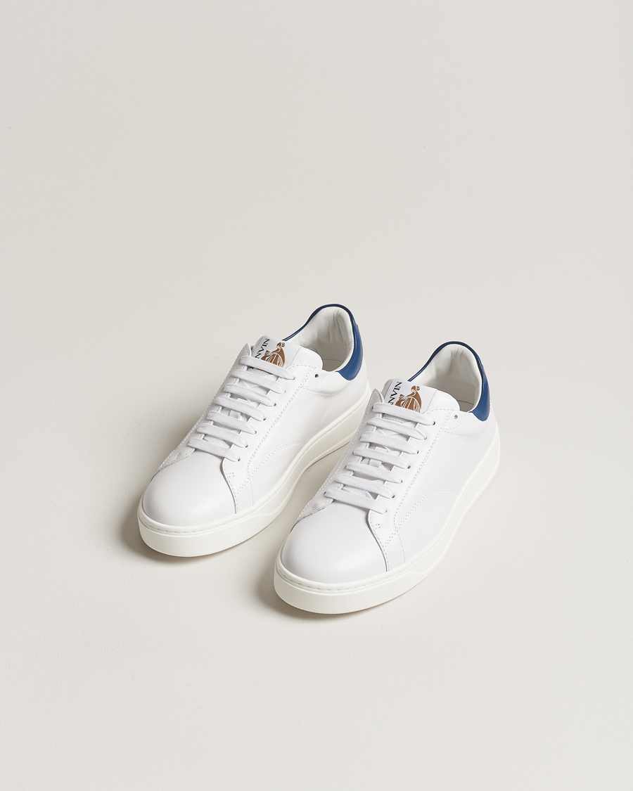 Homme | Baskets Blanches | Lanvin | DBB0 Sneakers White/Navy
