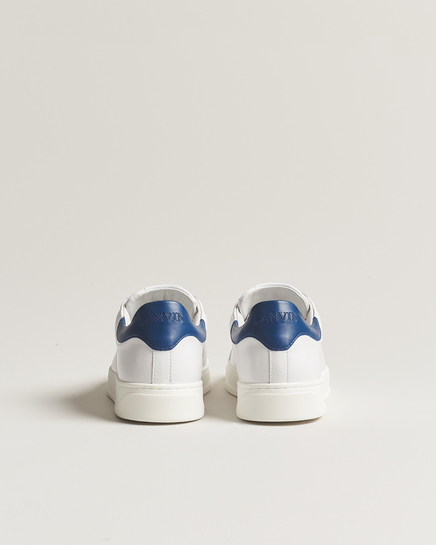 Homme | Lanvin DBB0 Sneakers White/Navy | Lanvin | DBB0 Sneakers White/Navy