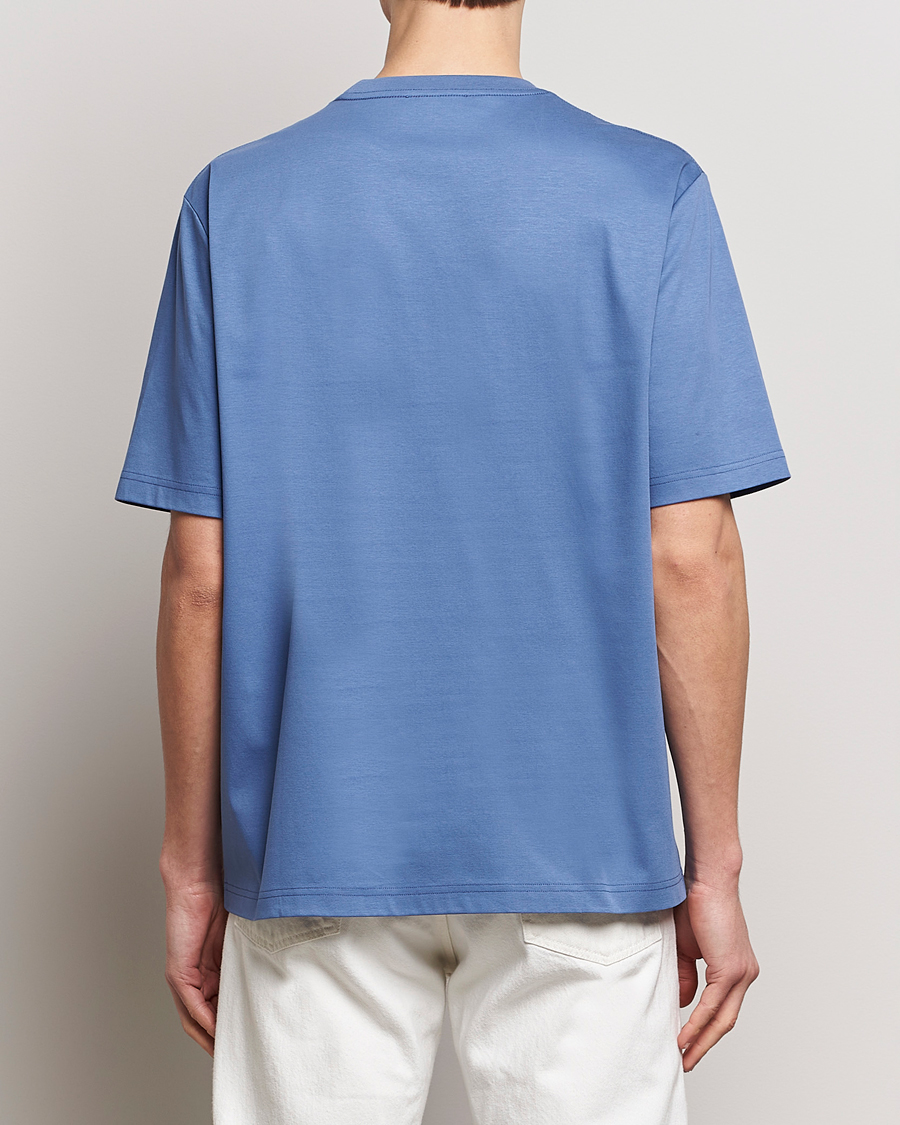 Homme | T-shirts | Lanvin | Embroidered Logo T-Shirt Cornflower