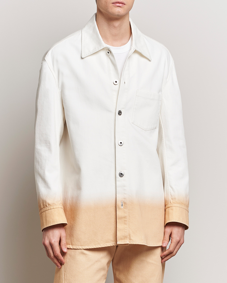 Homme | Chemises | Lanvin | Degrade Effect Overshirt Vanilla