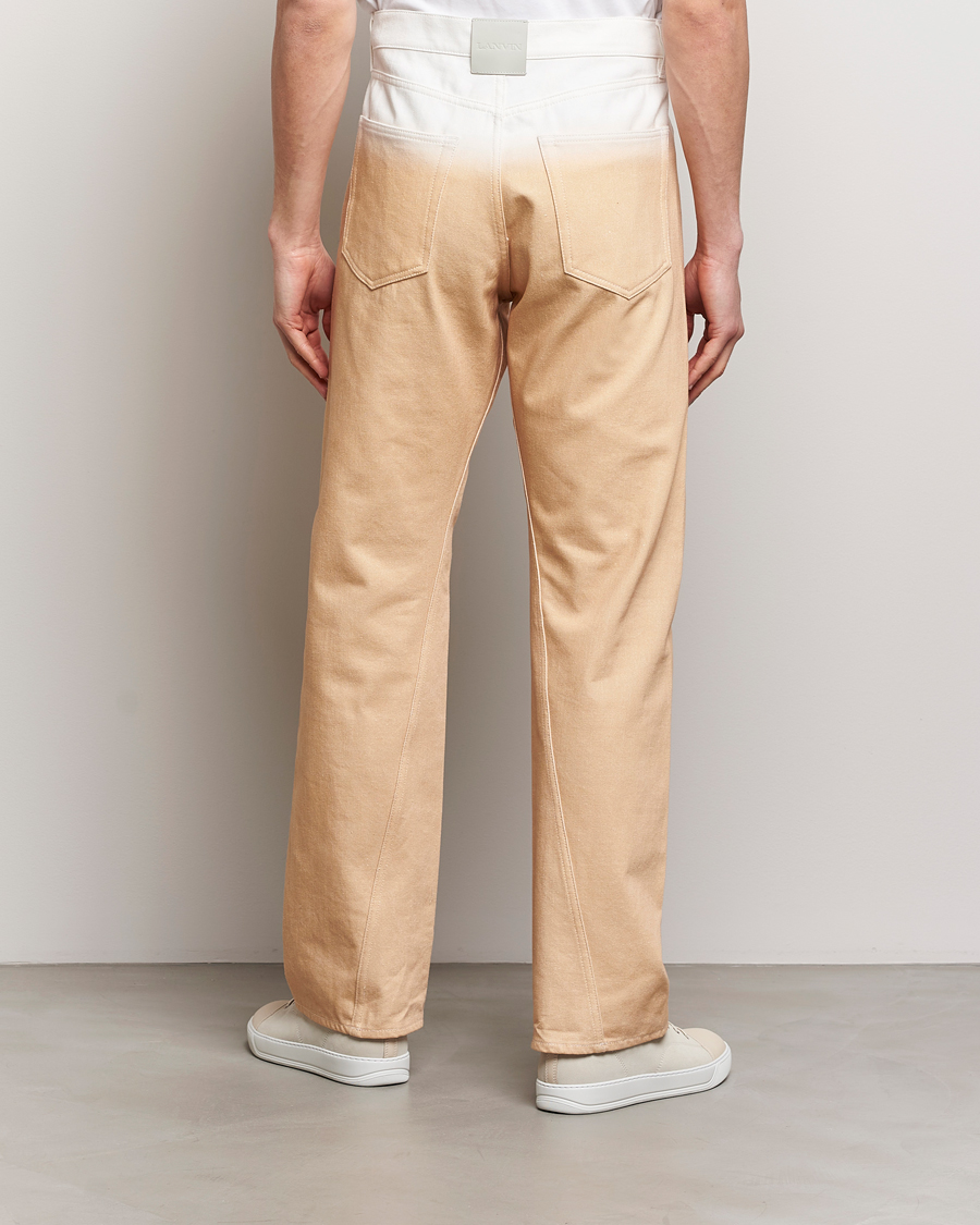 Homme | Pantalons | Lanvin | Degrade Twisted Pants Vanilla