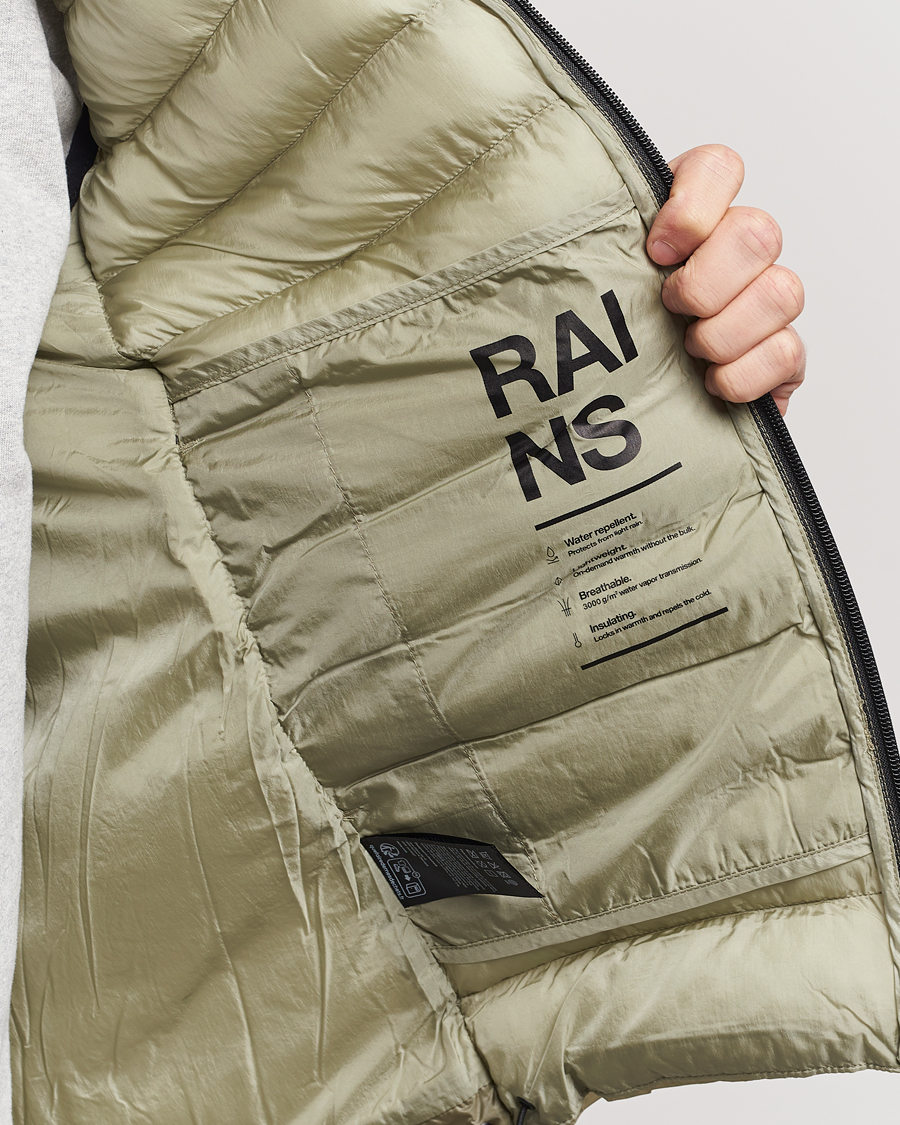 Homme | Manteaux Et Vestes | RAINS | Kaunas Hybrid Hooded Vest Earth