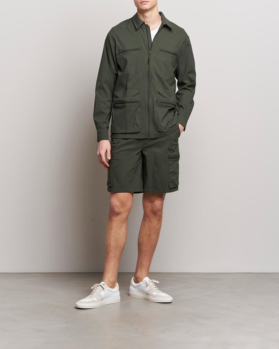 Homme | Shorts | RAINS | Tomar Ripstop Cargo Shorts Green