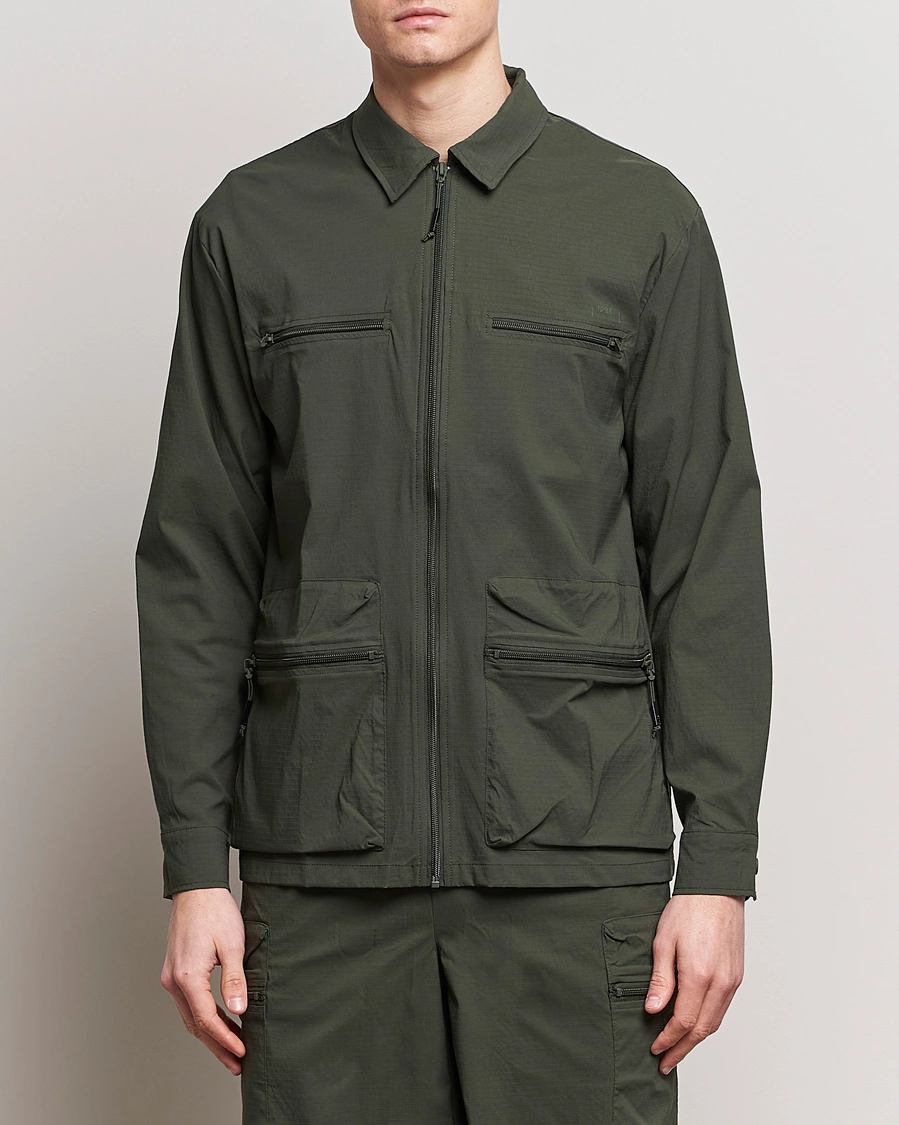 Homme | Vêtements | RAINS | Tomar Ripstop Overshirt Green