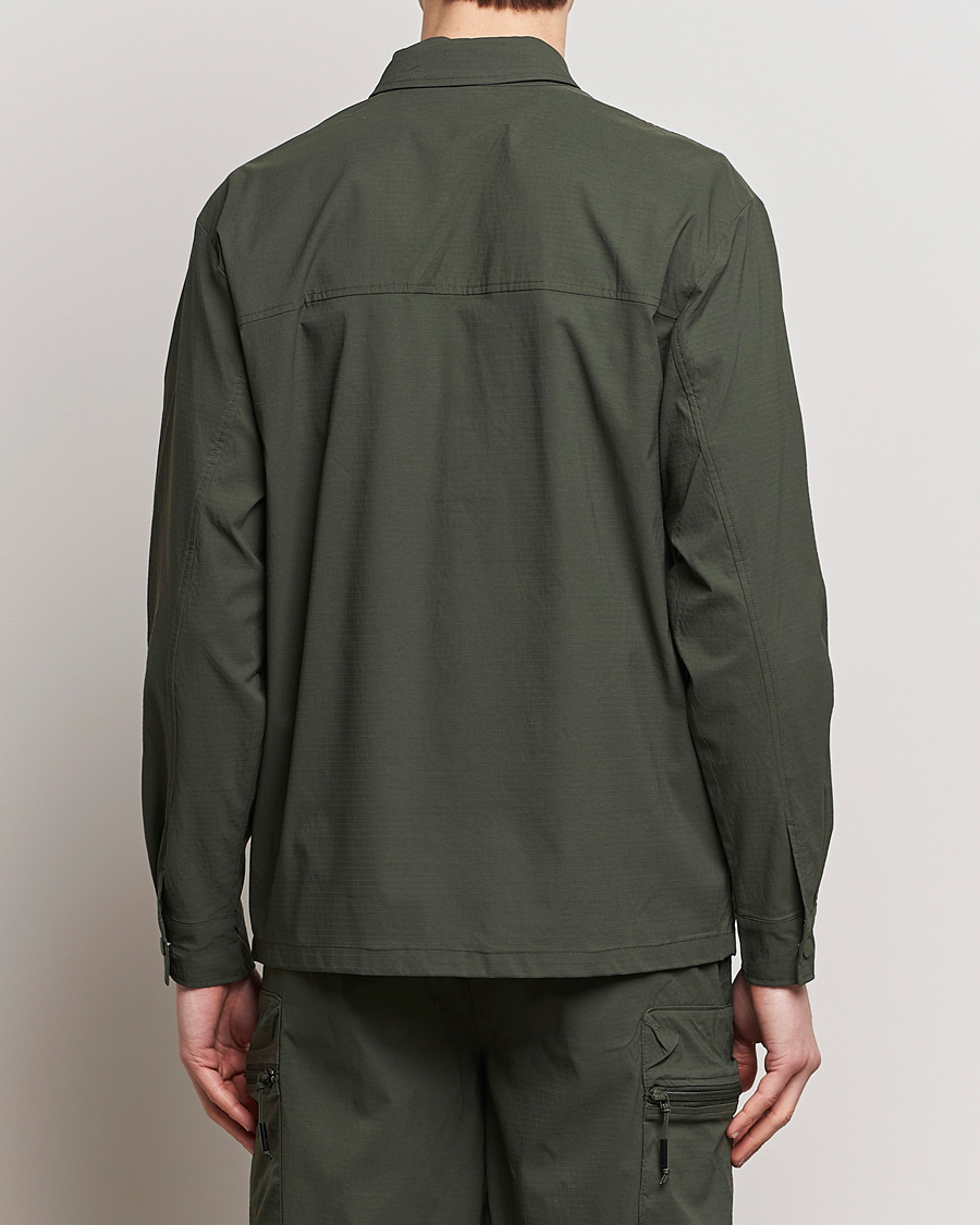 Homme | Chemises | RAINS | Tomar Ripstop Overshirt Green