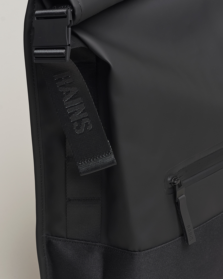 Homme | Sacs | RAINS | Trail Rolltop Backpack Black