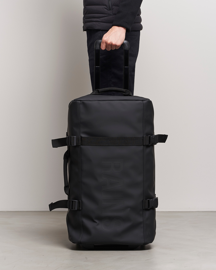 Homme | Valises | RAINS | Texel Check In Travel Bag Black
